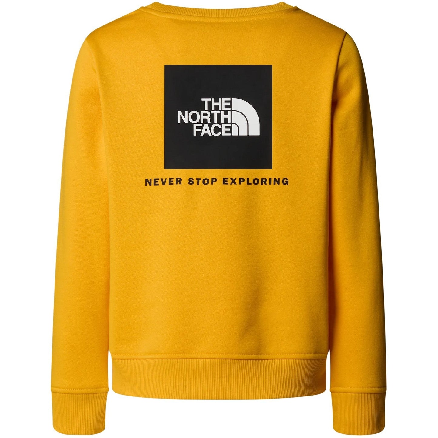 Felpe senza cappuccio Ragazzi Unisex The North Face - Teen Box Nse Regular Crew - Giallo