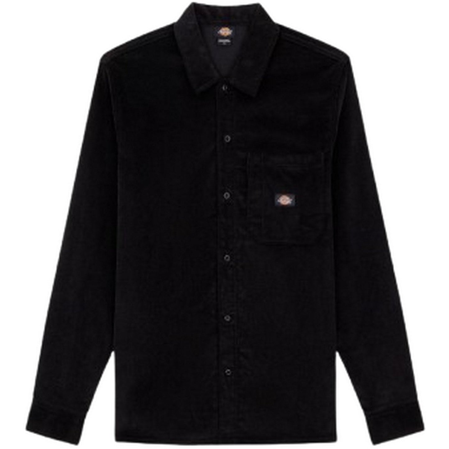 Camicie casual Uomo Dickies - Corduroy Shirt Ls - Nero