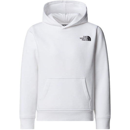Felpe con cappuccio Ragazzi Unisex The North Face - Teen Box Nse Regular Pullover Hoodie - Bianco