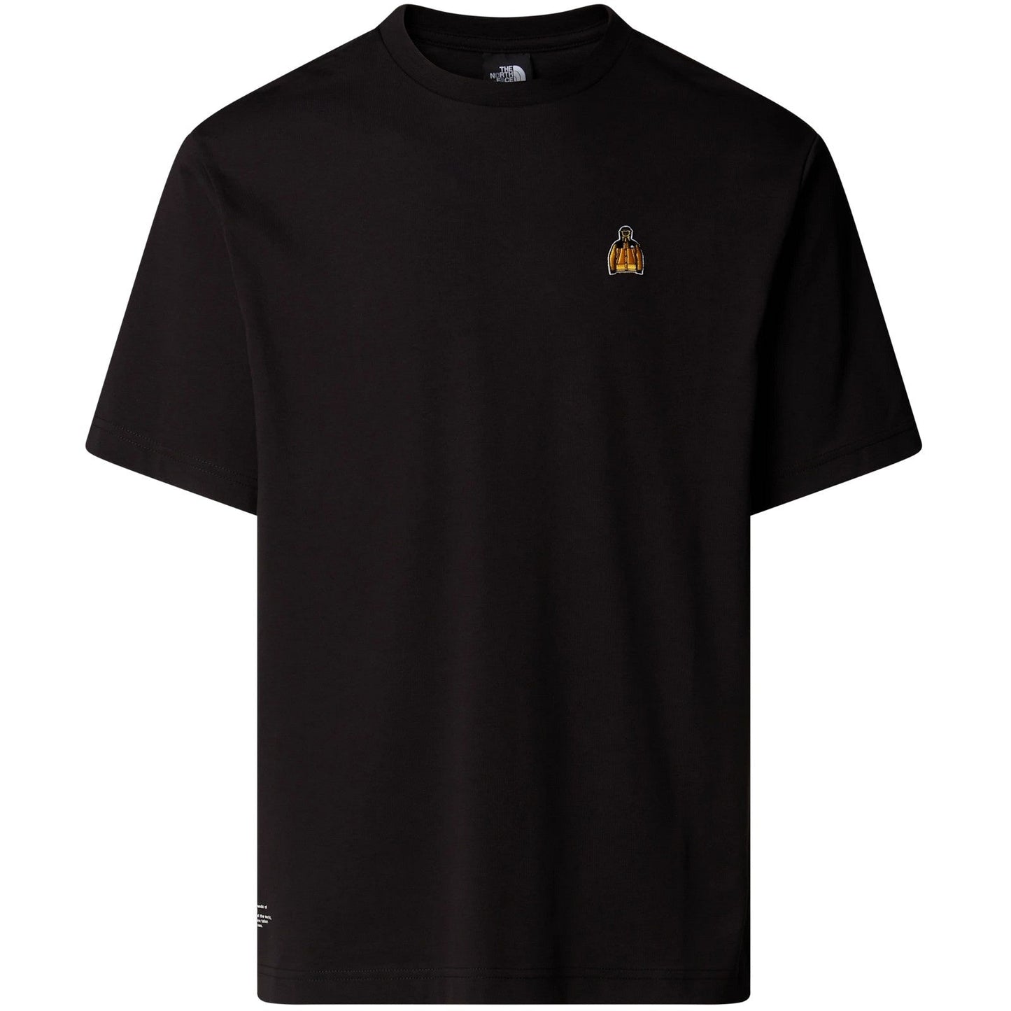 T-shirt Uomo The North Face - U Icon Mountain Jacket Relaxed S/S Tee - Nero