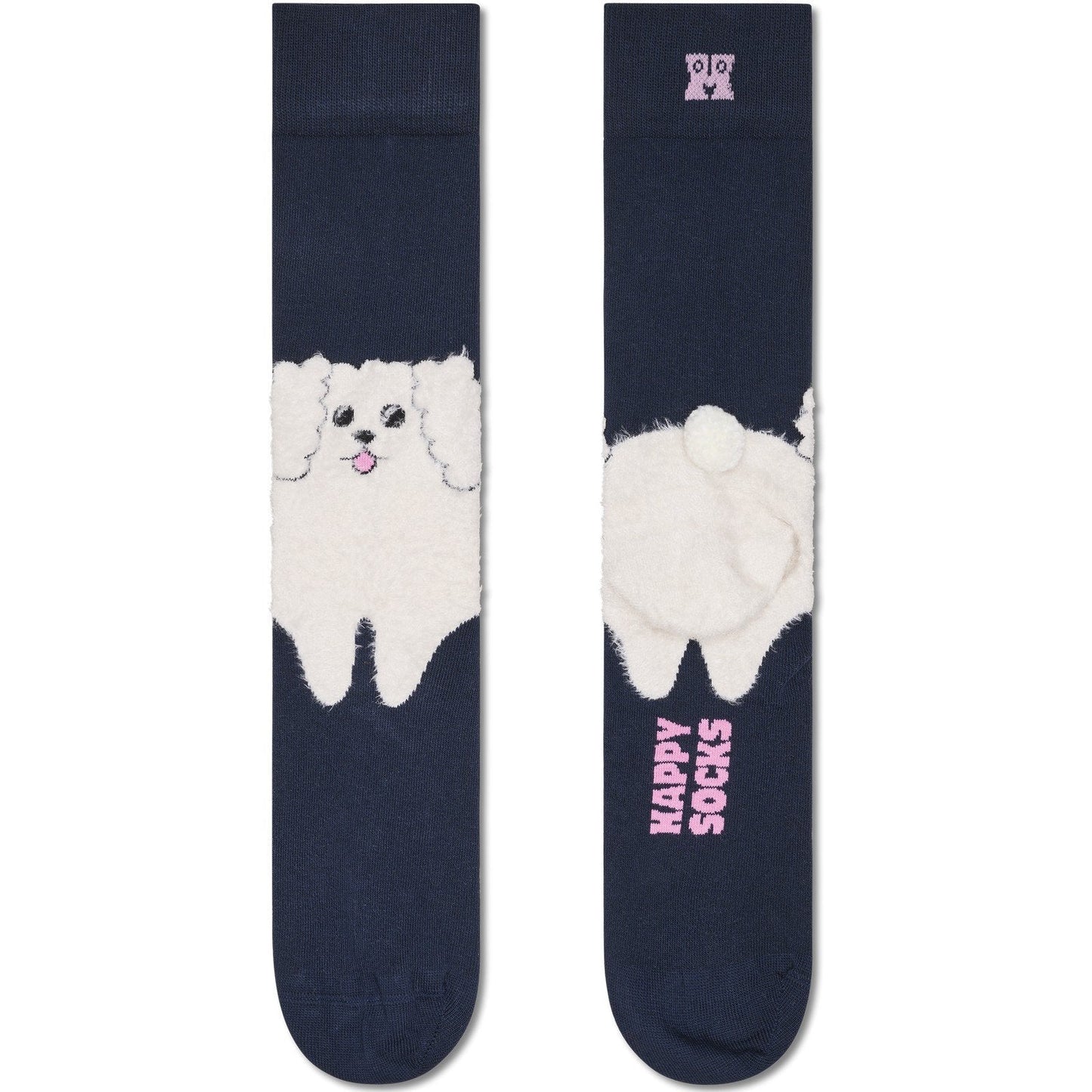 Calze Unisex Happy Socks - Fluffy Dog Sock - Blu