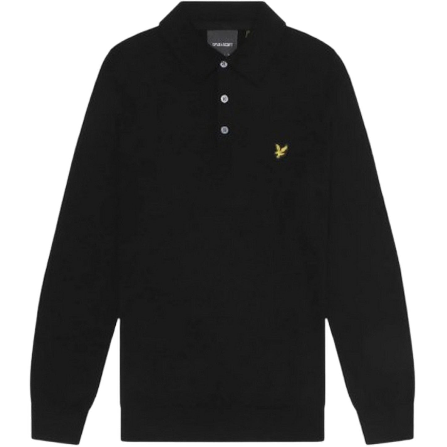 Maglie a manica lunga Uomo Lyle & Scott - Cotton Merino Long Sleeve Knit - Nero
