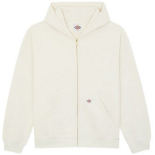 Felpe con cappuccio Uomo Dickies - Mineral Fz Hoodie - Bianco