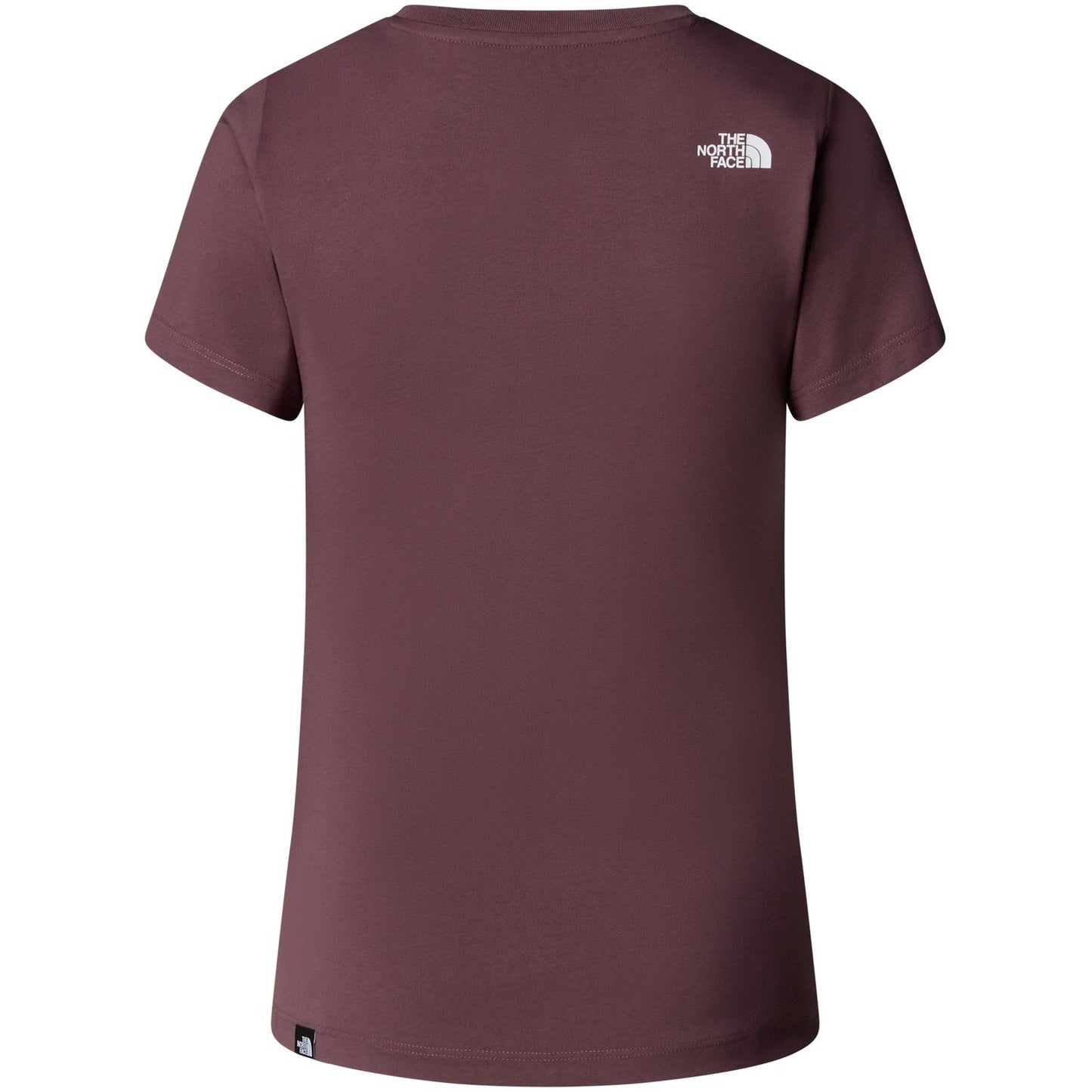 T-shirt Donna The North Face - W S/S Simple Dome Slim Tee - Bordeaux