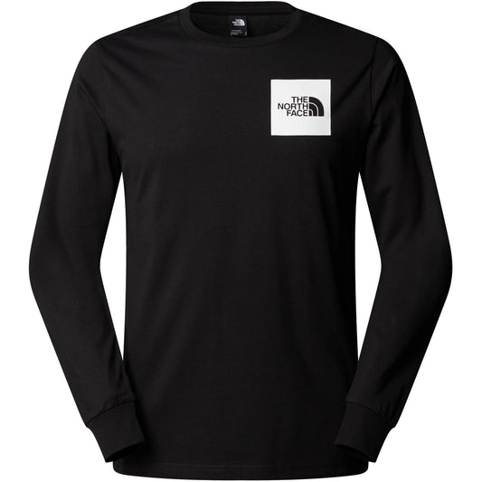 Maglie a manica lunga Uomo The North Face - M L/S Fine Tee - Nero