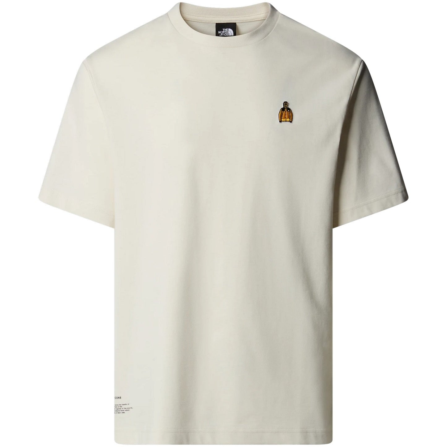 T-shirt Uomo The North Face - U Icon Mountain Jacket Relaxed S/S Tee - Bianco