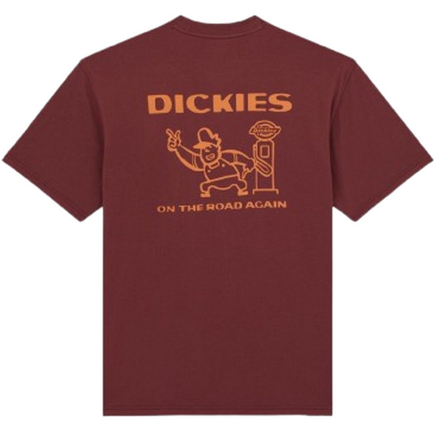 T-shirt Uomo Dickies - Burns Tee Ss - Bordeaux