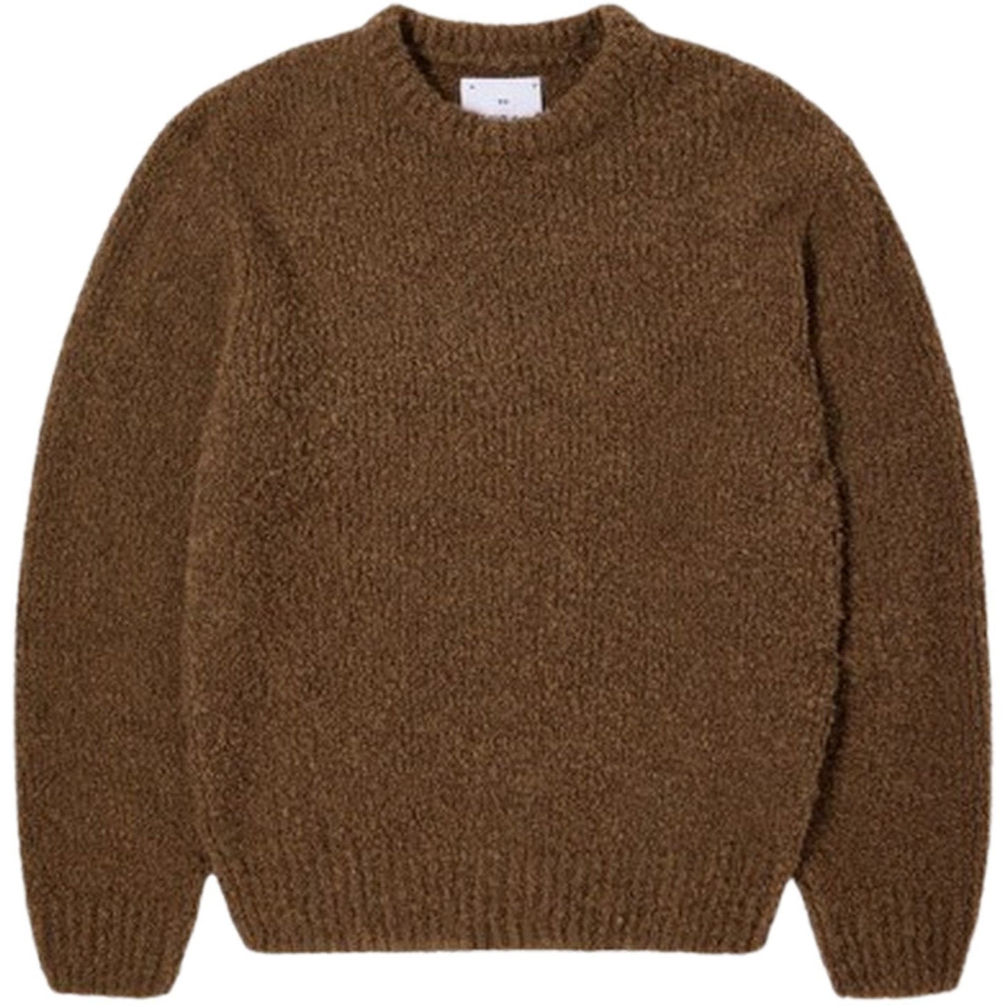 Maglioni Uomo Edwin - Dun Textured Sweater - Marrone
