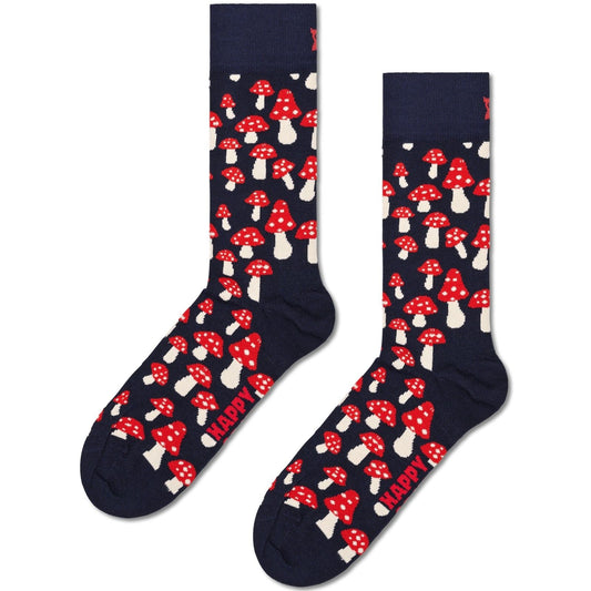 Calze Unisex Happy Socks - Mushroom Sock - Blu