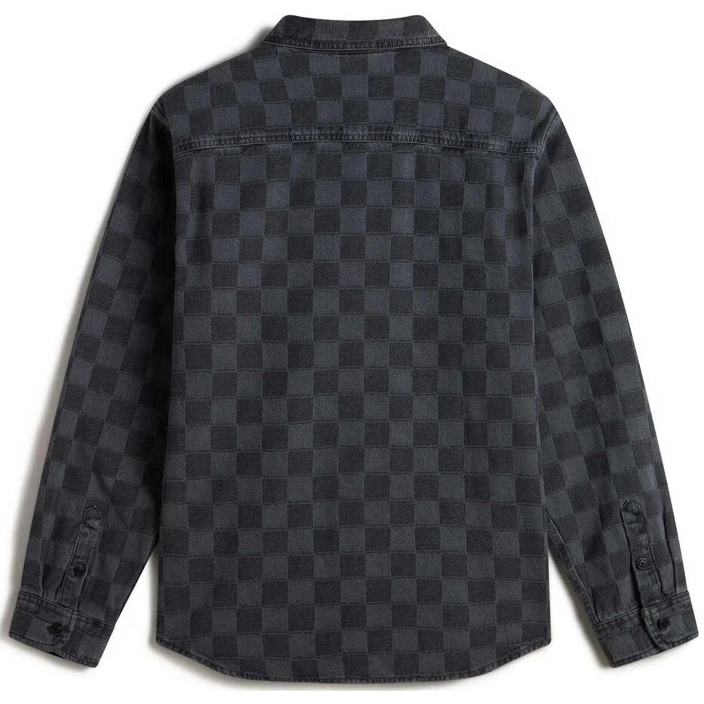 Maglie a manica lunga Uomo Vans - Hastings Checkerboard D - Nero