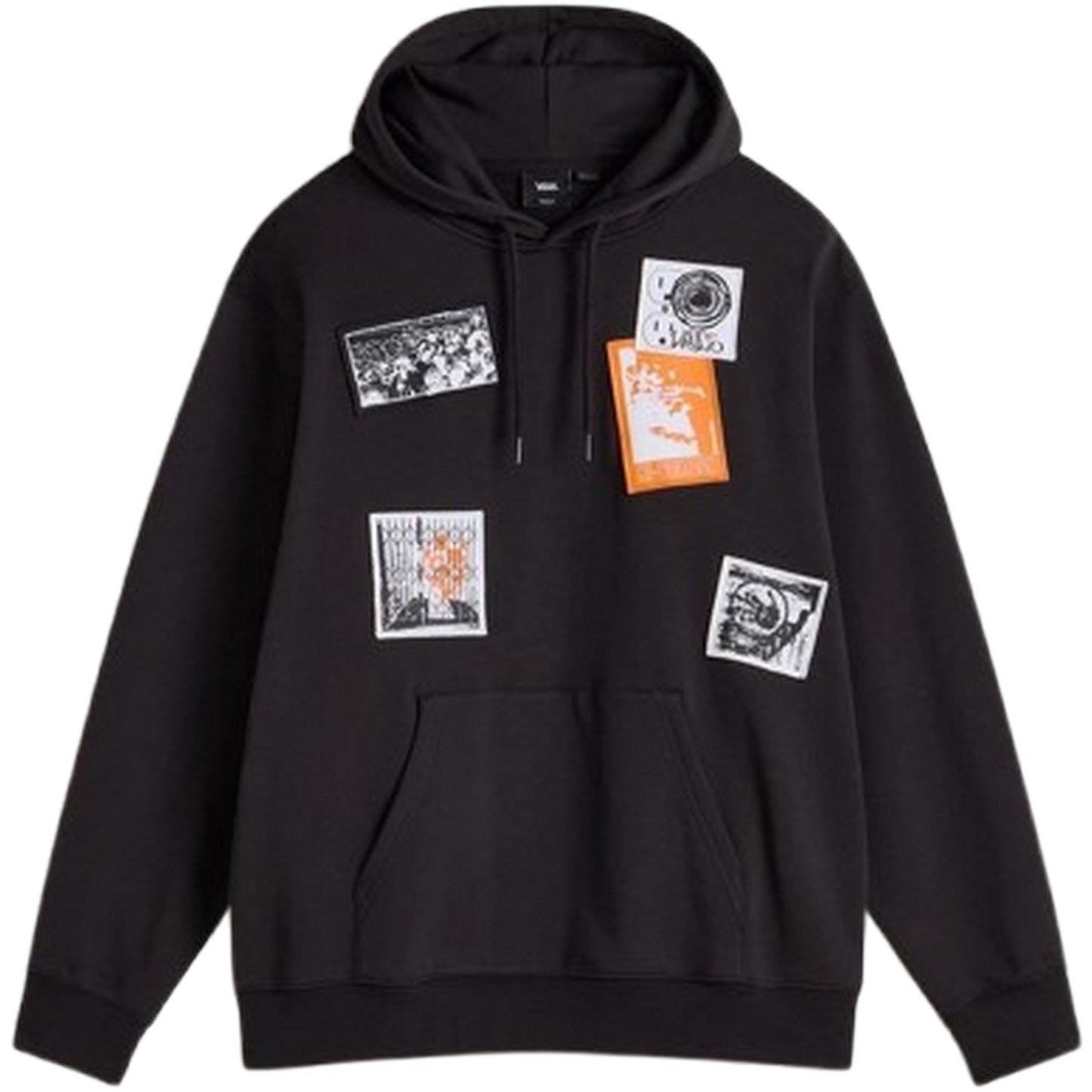 Maglie a manica lunga Uomo Vans - Punk Patch Pullover - Nero