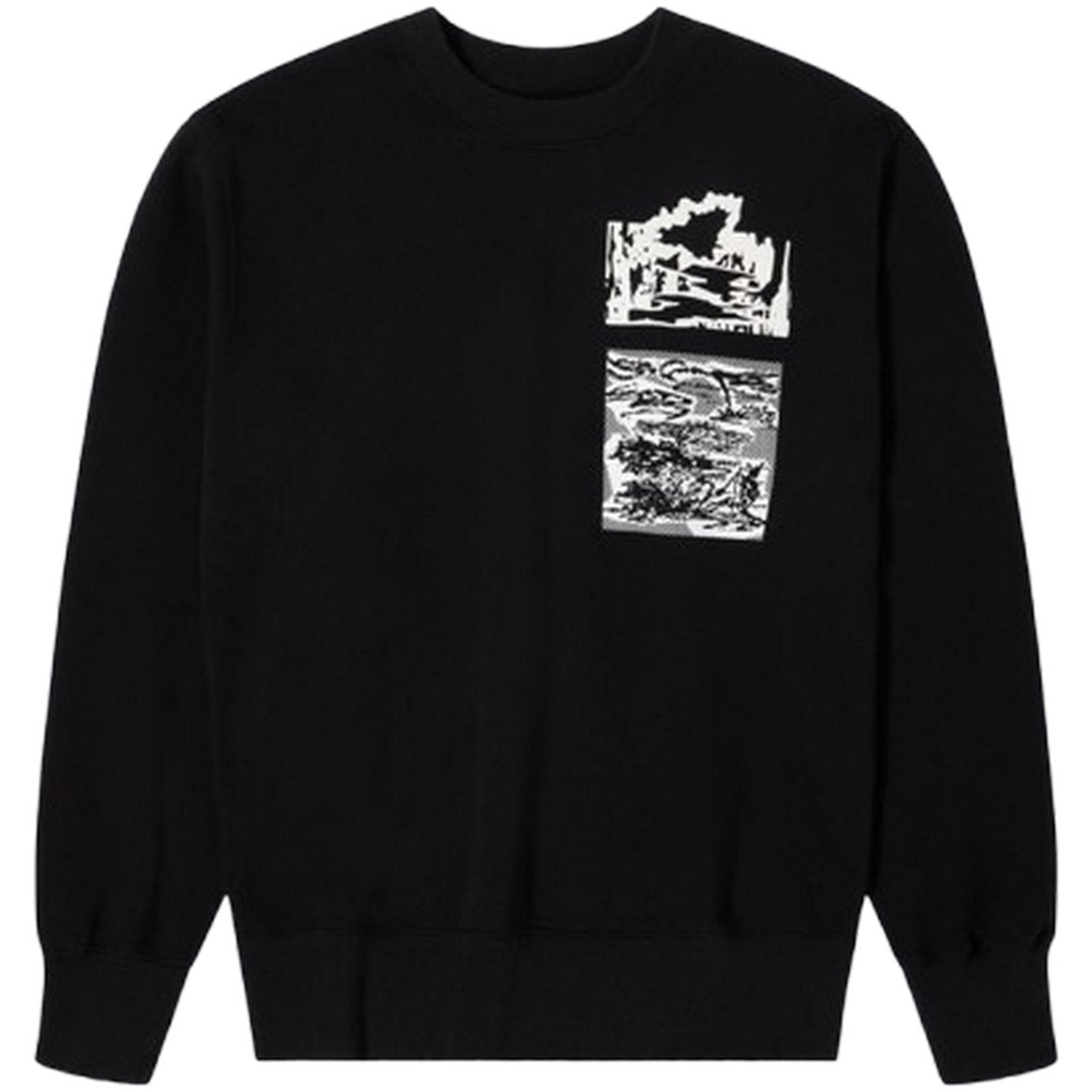 Felpe senza cappuccio Uomo Edwin - Panku Sweat - Nero