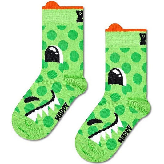 Calze Bambini Unisex Happy Socks - Kids Dragon Sock - Verde