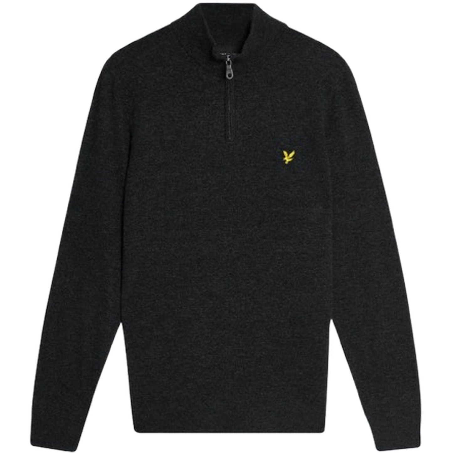 Maglie a manica lunga Uomo Lyle & Scott - Lambswool Blend Quarter Zip Ju - Nero
