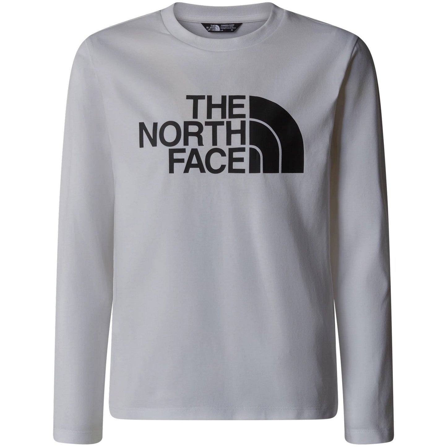 Maglie a manica lunga Ragazzo The North Face - Teen Easy Ls Tee - Bianco