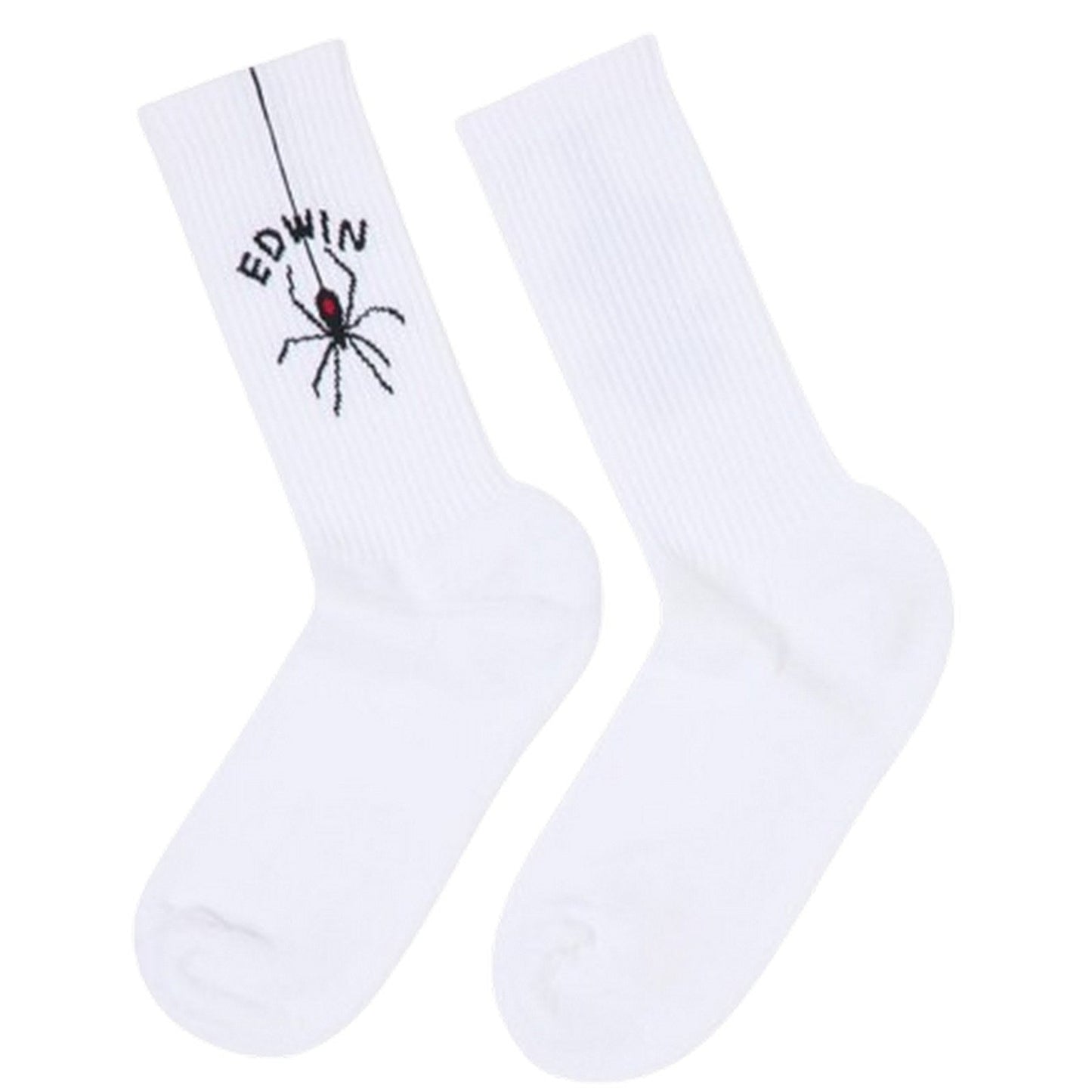 Calze Unisex Edwin - Spider Socks - Bianco