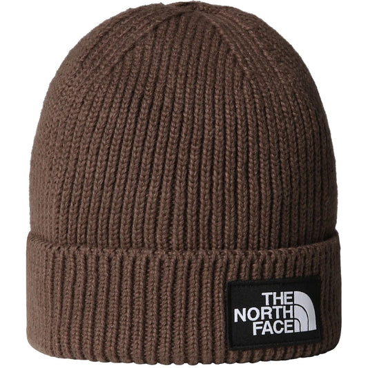 Berretti in maglia Unisex The North Face - Tnf Logo Box Cuffed Beanie - Marrone