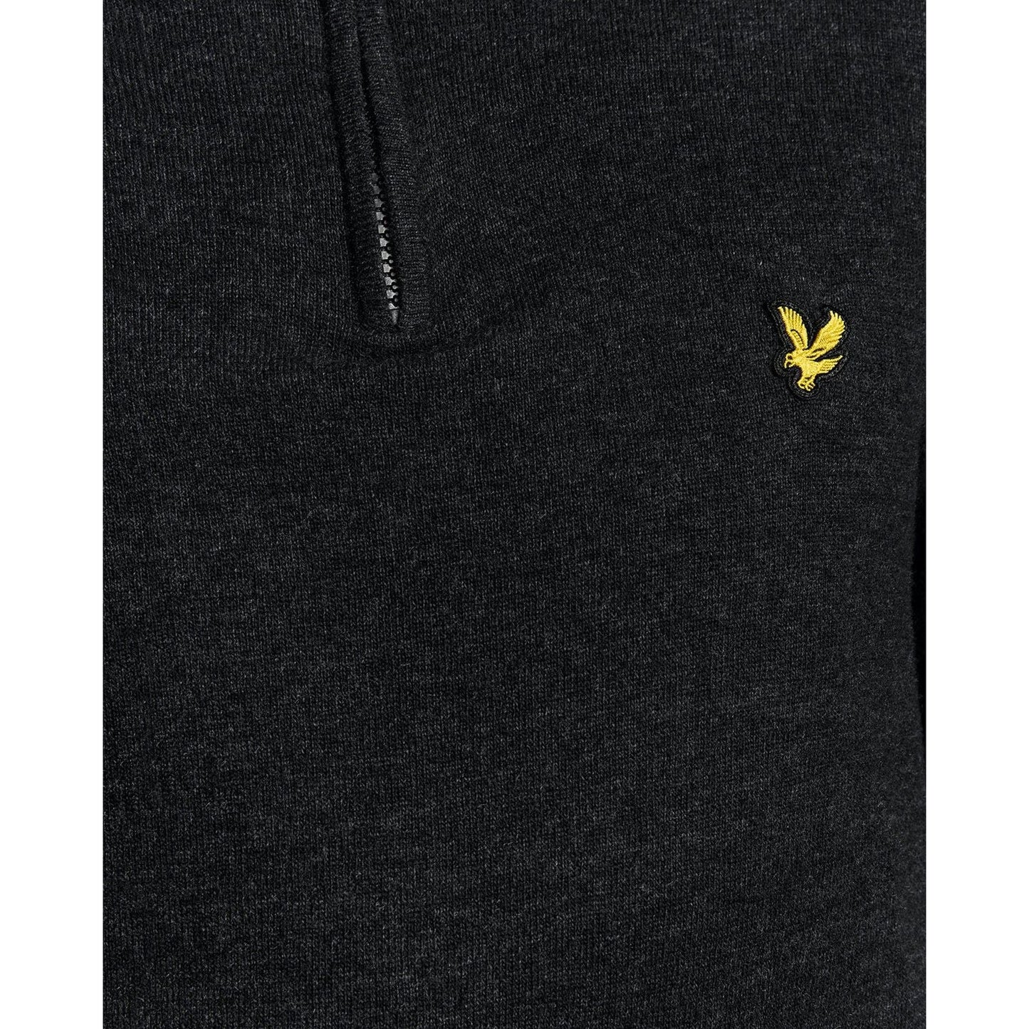 Maglie a manica lunga Uomo Lyle & Scott - Lambswool Blend Quarter Zip Ju - Nero