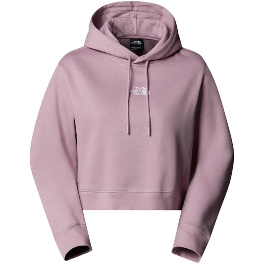 Felpe con cappuccio Donna The North Face - W Essential Crop Hoodie - Viola