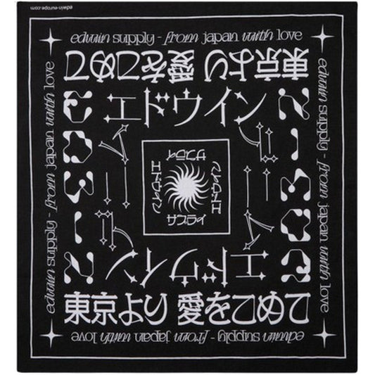 Fazzoletti da collo Unisex Edwin - Edwin Bandana - Nero
