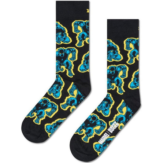 Calze Unisex Happy Socks - Marvel Black Panther Sock - Nero