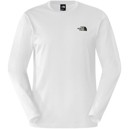 Maglie a manica lunga Uomo The North Face - M L/S Simple Dome Tee - Bianco