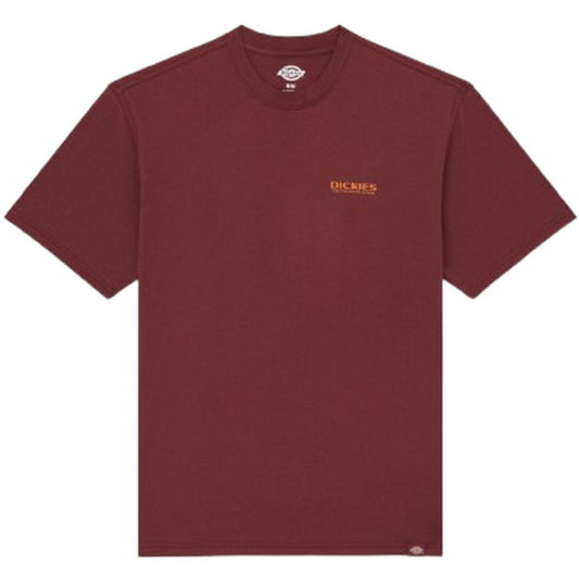 T-shirt Uomo Dickies - Burns Tee Ss - Bordeaux