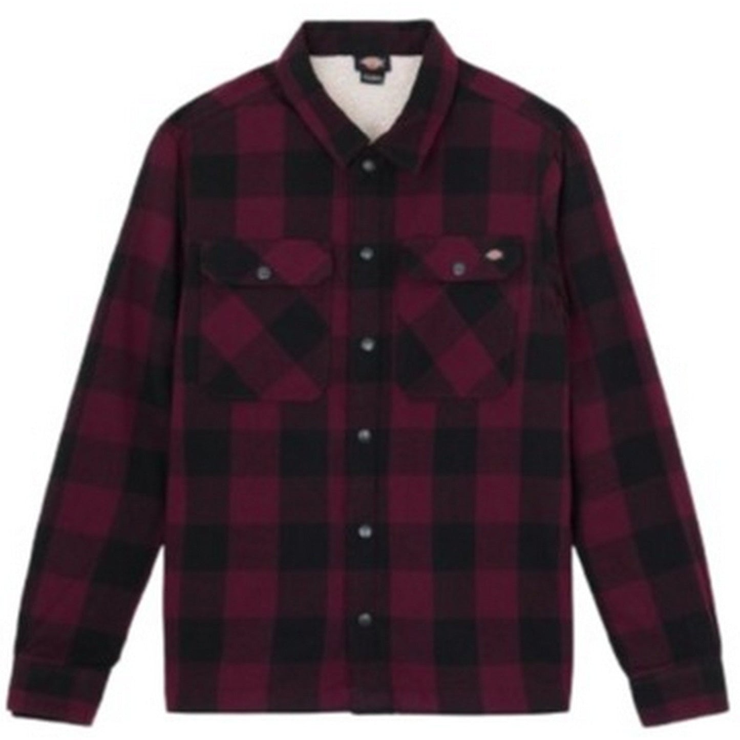 Camicie casual Uomo Dickies - Sherpa Lined Sacramento - Bordeaux