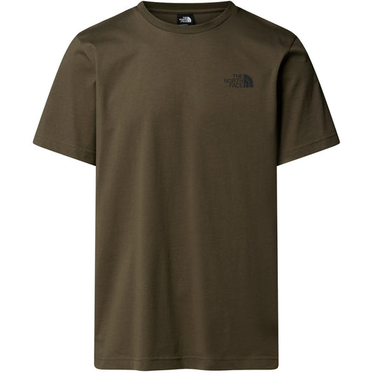 T-shirt Uomo The North Face - M Box Nse Edge Of Light Infill S/S Tee - Marrone