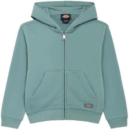 Felpe con cappuccio Bambini Unisex Dickies - K Terry Full Zip Hoodie - Verde