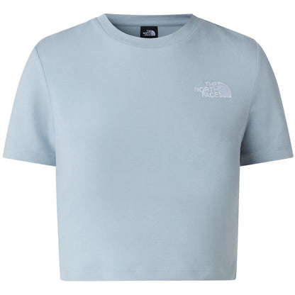 T-shirt Donna The North Face - W S/S Essential Cropped Slim Tee - Grigio
