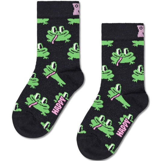 Calze Bambini Unisex Happy Socks - Kids Frog Sock - Multicolore