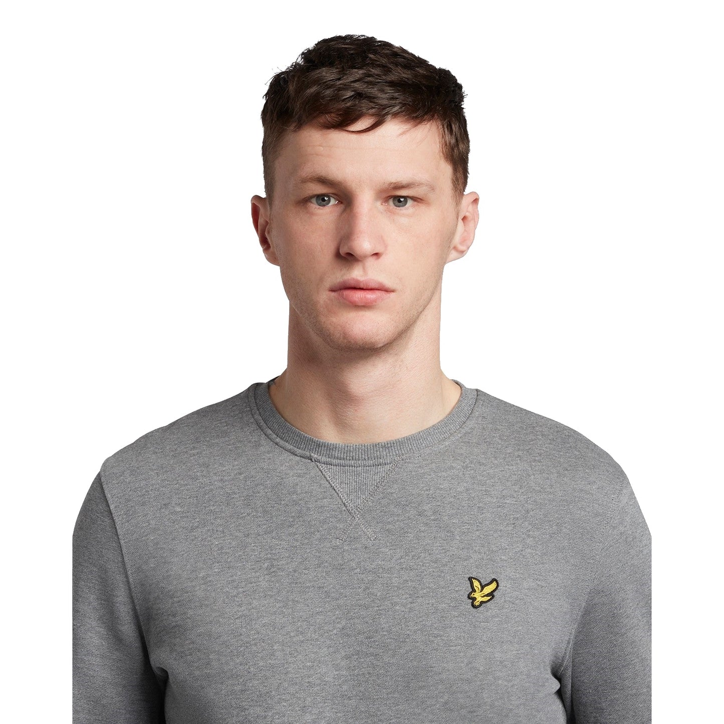 Felpe senza cappuccio Uomo Lyle & Scott - Crew Neck Sweatshirt - Grigio