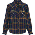 Camicie casual Uomo Deus Ex Machina - Reality Wreckers Check Shirt - Blu