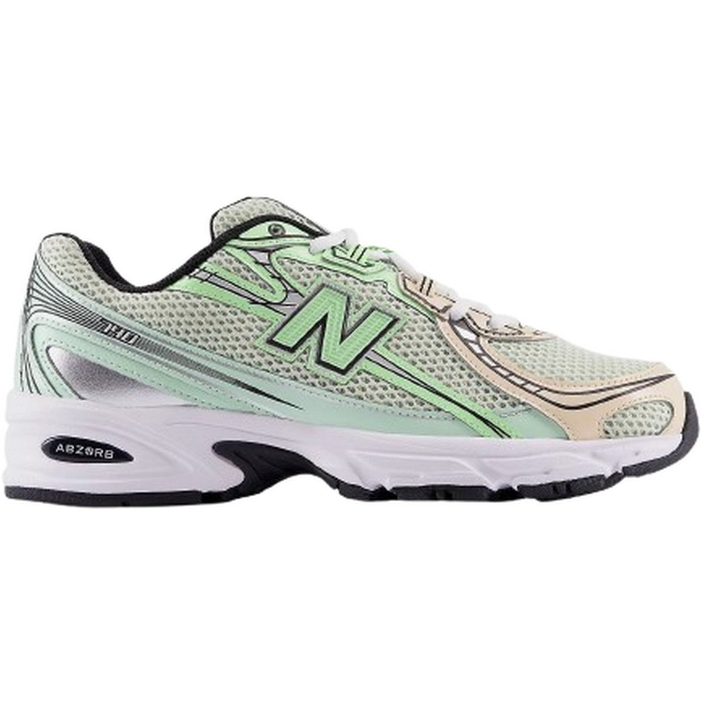 Sneaker Unisex New Balance - Scarpa Lifestyle - Unisex - Synthetic-Mes - Verde