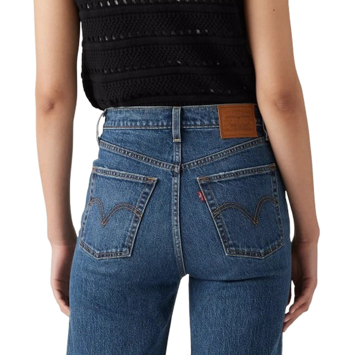 Jeans Donna Levi's - Ribcage Straight Ankle - Blu