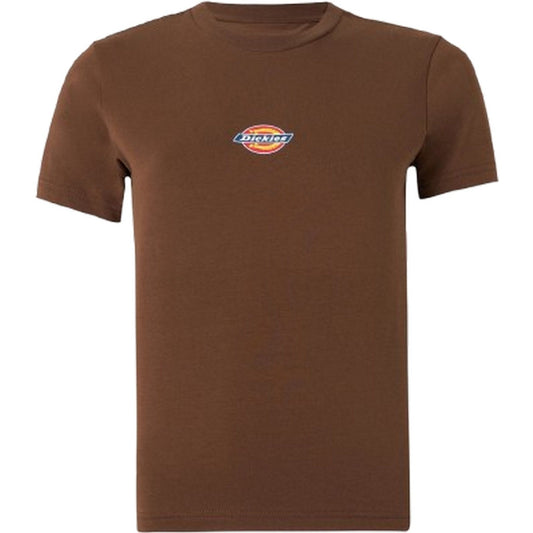 T-shirt Donna Dickies - Maple Valley Reg Tee W - Marrone