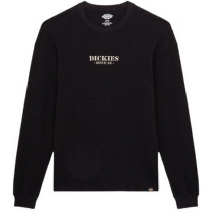 Maglie a manica lunga Uomo Dickies - Dickies Waffle Tee Ls - Nero