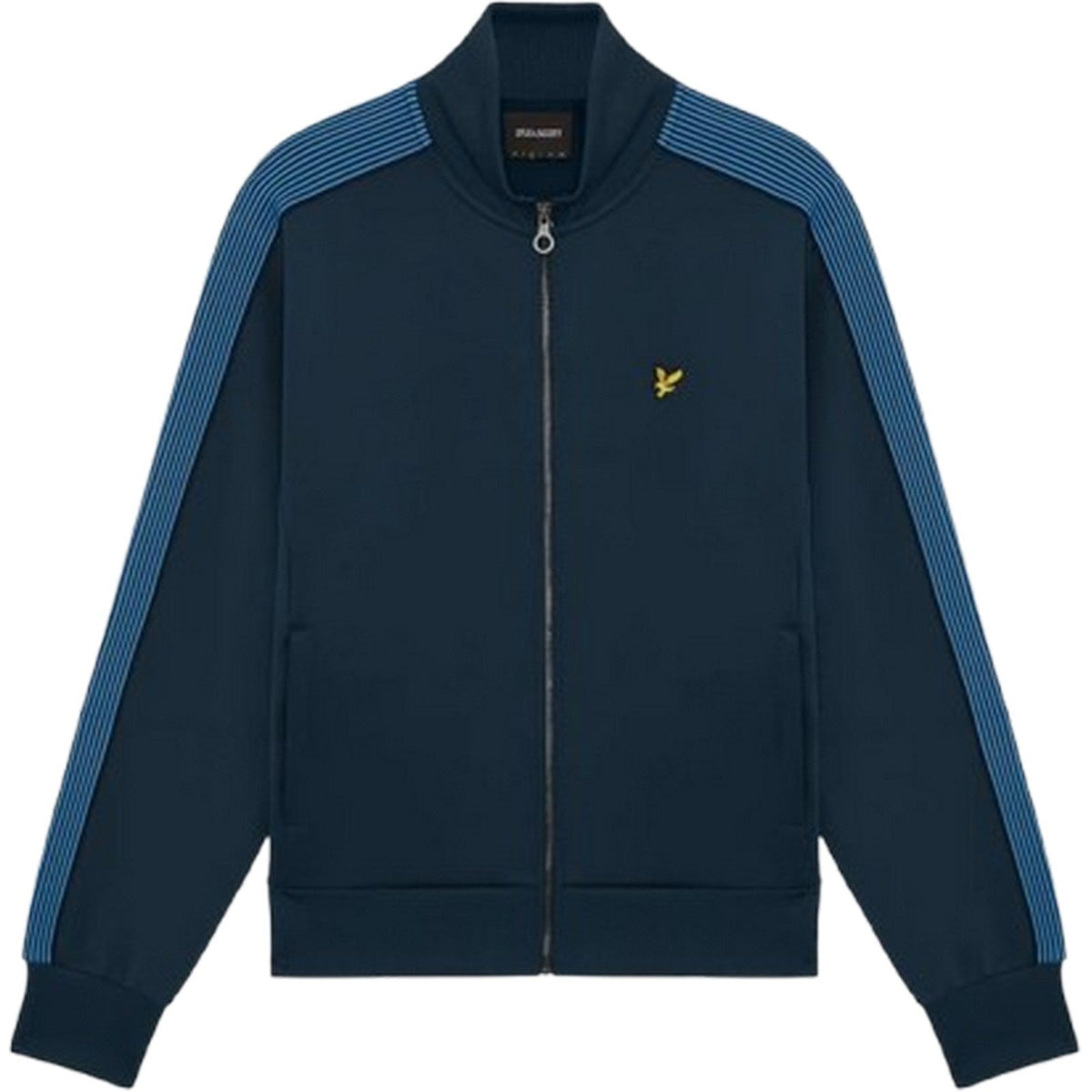 Felpe senza cappuccio Uomo Lyle & Scott - Geo Rib Crewneck Sweatshirt - Blu