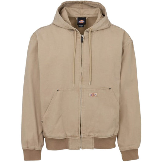 Giacche Uomo Dickies - Unlined Canvas Hooded Bomber - Beige