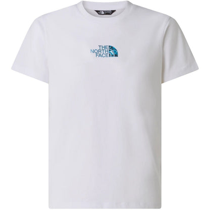 T-shirt Bambino The North Face - B Liquid Logo Reg Ss Tee Tnf White - Bianco