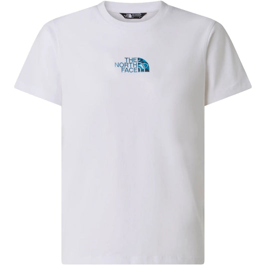 T-shirt Bambino The North Face - B Liquid Logo Reg Ss Tee Tnf White - Bianco