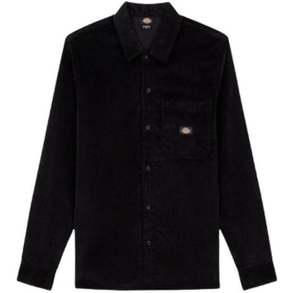 Camicie casual Uomo Dickies - Corduroy Shirt Ls - Nero