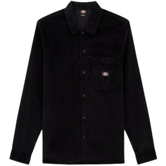 Camicie casual Uomo Dickies - Corduroy Shirt Ls - Nero