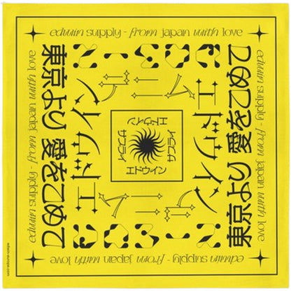 Fazzoletti da collo Unisex Edwin - Edwin Bandana - Giallo