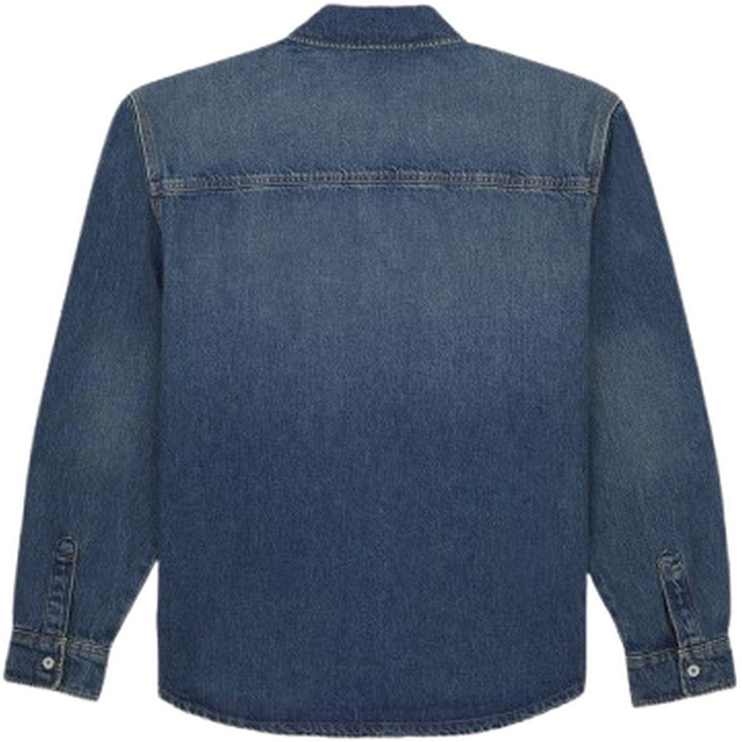 Camicie casual Uomo Dickies - Mechanic Denim Shirt Ls - Blu