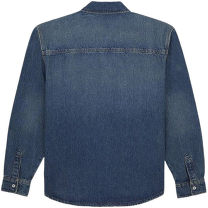 Camicie casual Uomo Dickies - Mechanic Denim Shirt Ls - Blu