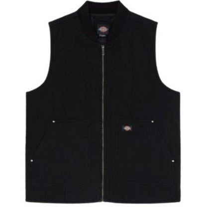 Gilet Uomo Dickies - Quilted Canvas Vest - Nero