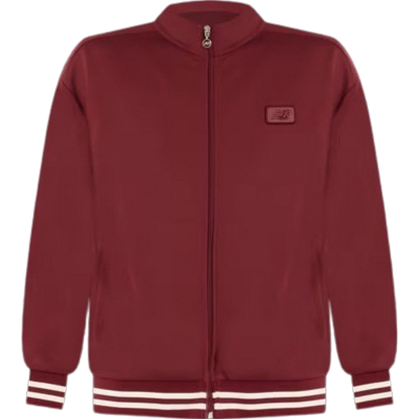 Giacche Uomo New Balance - Post Season Pique Track Jacket - Bordeaux