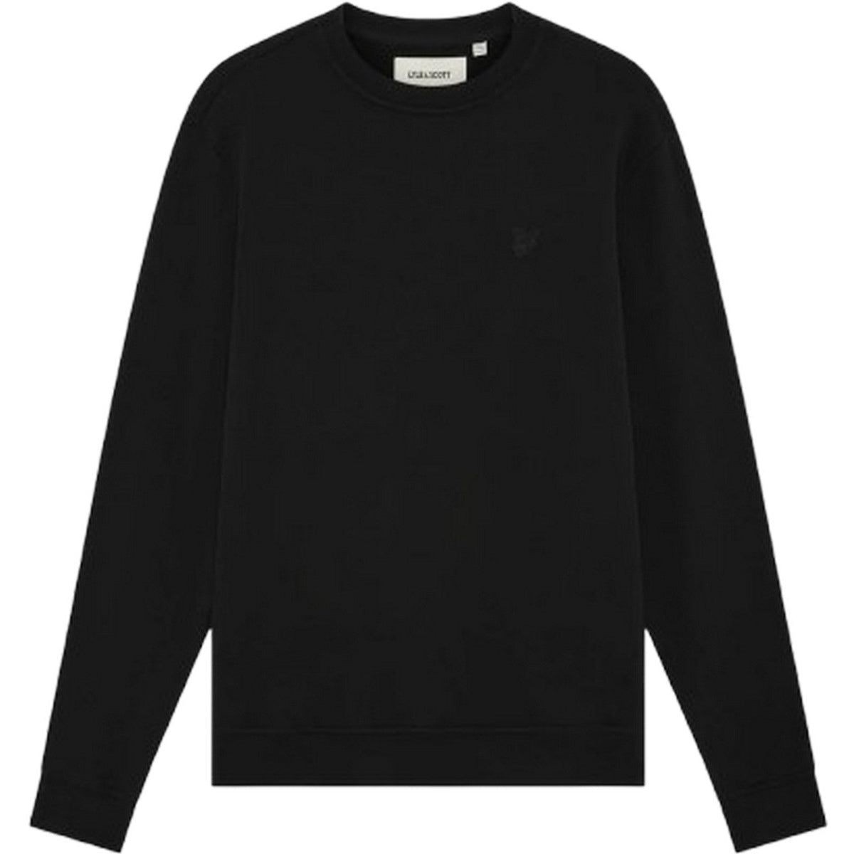 Maglie a manica lunga Uomo Lyle & Scott - Superfine Crew Neck Sweatshirt - Nero